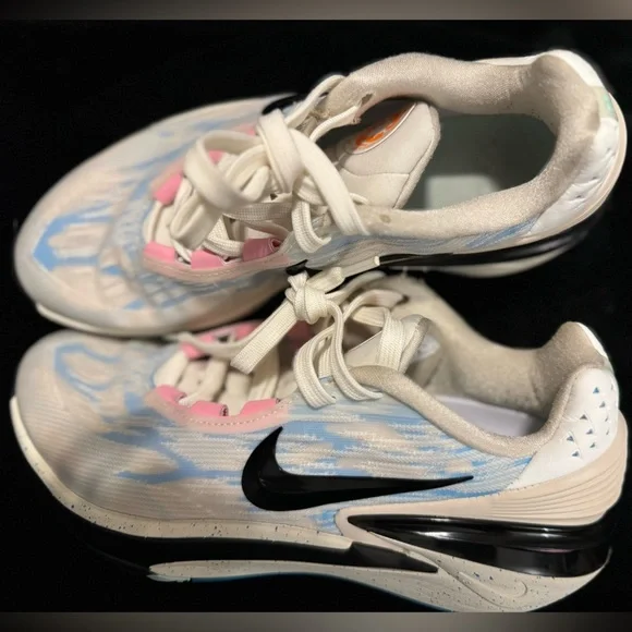 Nike Air Zoom GT Cut 2 White Pink Blue Basketball Shoes FN0234 Women's Size 9 - Picture 13 of 13